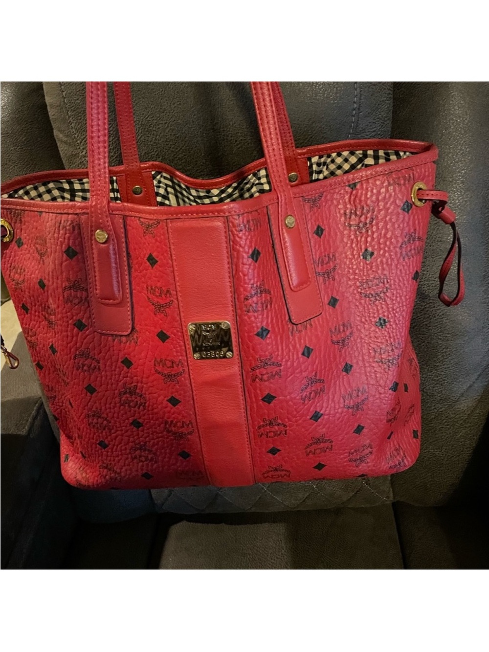 MCM Monogram Reversible Tote